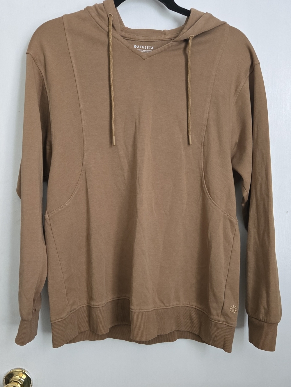 Athleta Women's Tan Brown Pullover Hoodie XS